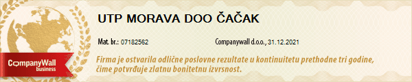 Zlatna bonitetna izvrsnost 2021